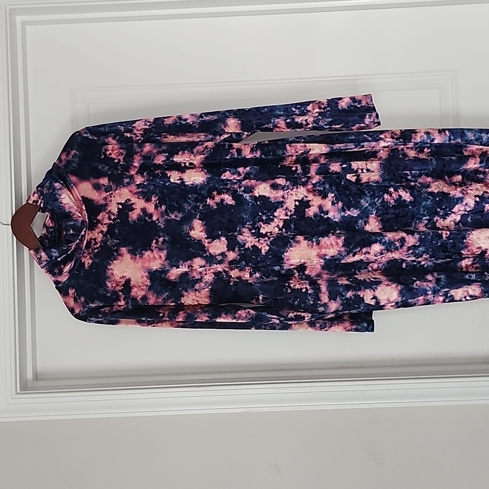 Tie dye maxi dress